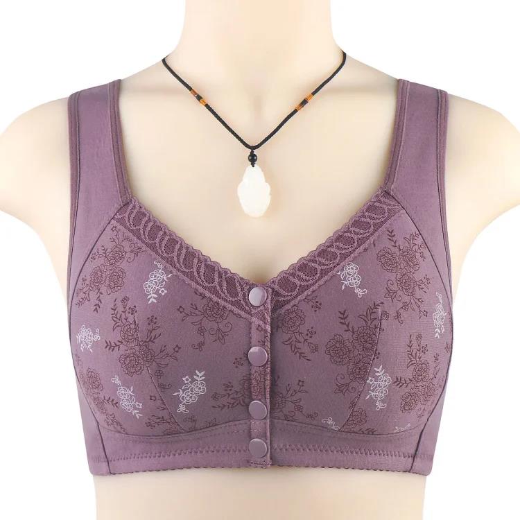 🔥Buy 1 Get 3(3packs)🔥 Mama Cotton Front Closure Bra(Buy 2 sets freee shipping)