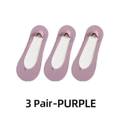 2025 Invisible Non-slip Ice Silk Socks