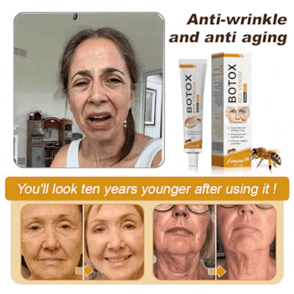 ✨Bee venom facial care ✨Smooth the Look of Wrinkles in 2 minutes — Fast, effective anti-ageing serum — save time and money