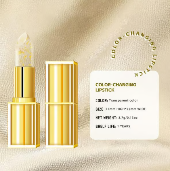 💋 Experience Luxurious Lips - ✨Transferproof Color-Changing Lipstick💄CrystalClear Color Alchemy 💋 Auto-Tints on Contact!