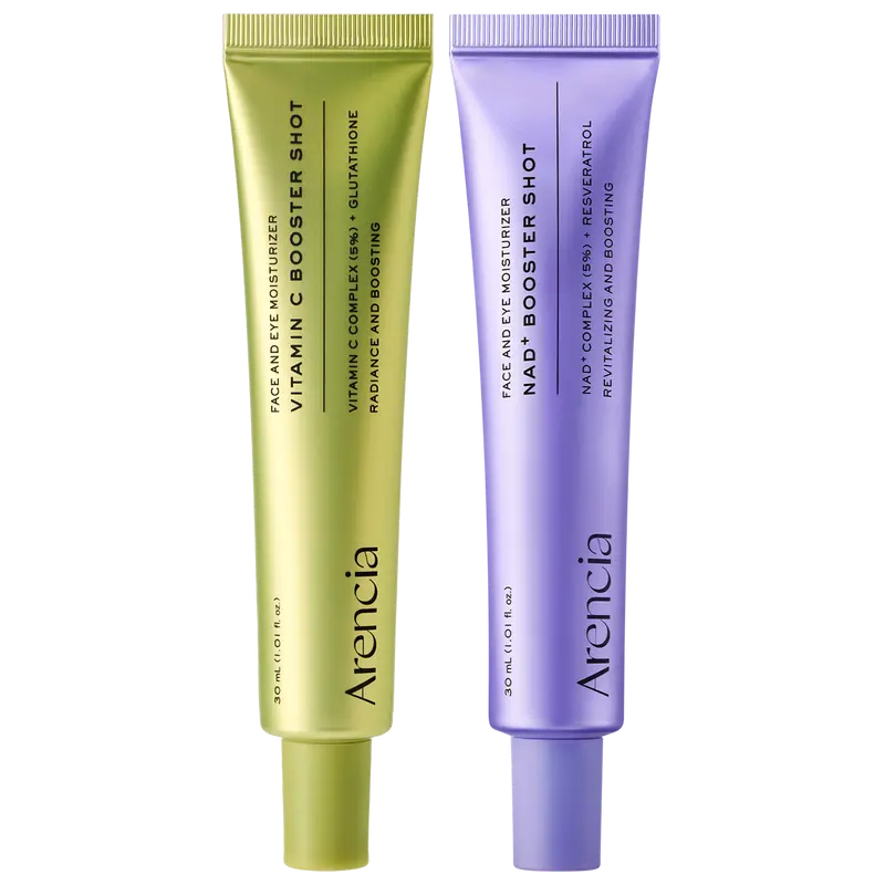 "Skin-Renewing" Dual-Action Duo — A pairing of Vitamin C and retinal that works synergistically day and night to brighten the complexion, refine pores, deeply hydrate, and fade dark spots.