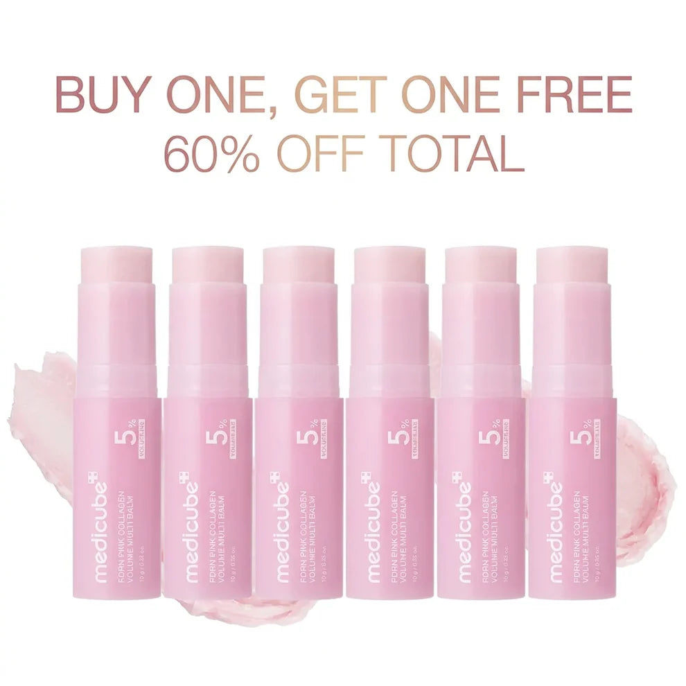 💗 Developed in Korea | Anti-Aging | Moisturizes & Smooths Skin | Plumps Lips, Bust, & Hips | Improves Dark Spots | Firms Skin | Pink Collagen Multi-Effect Plumping Serum Stick